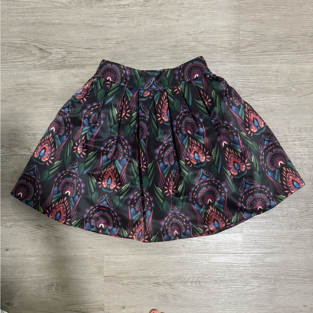 Stora Pleated Pouf Skirt in Ombre Deco